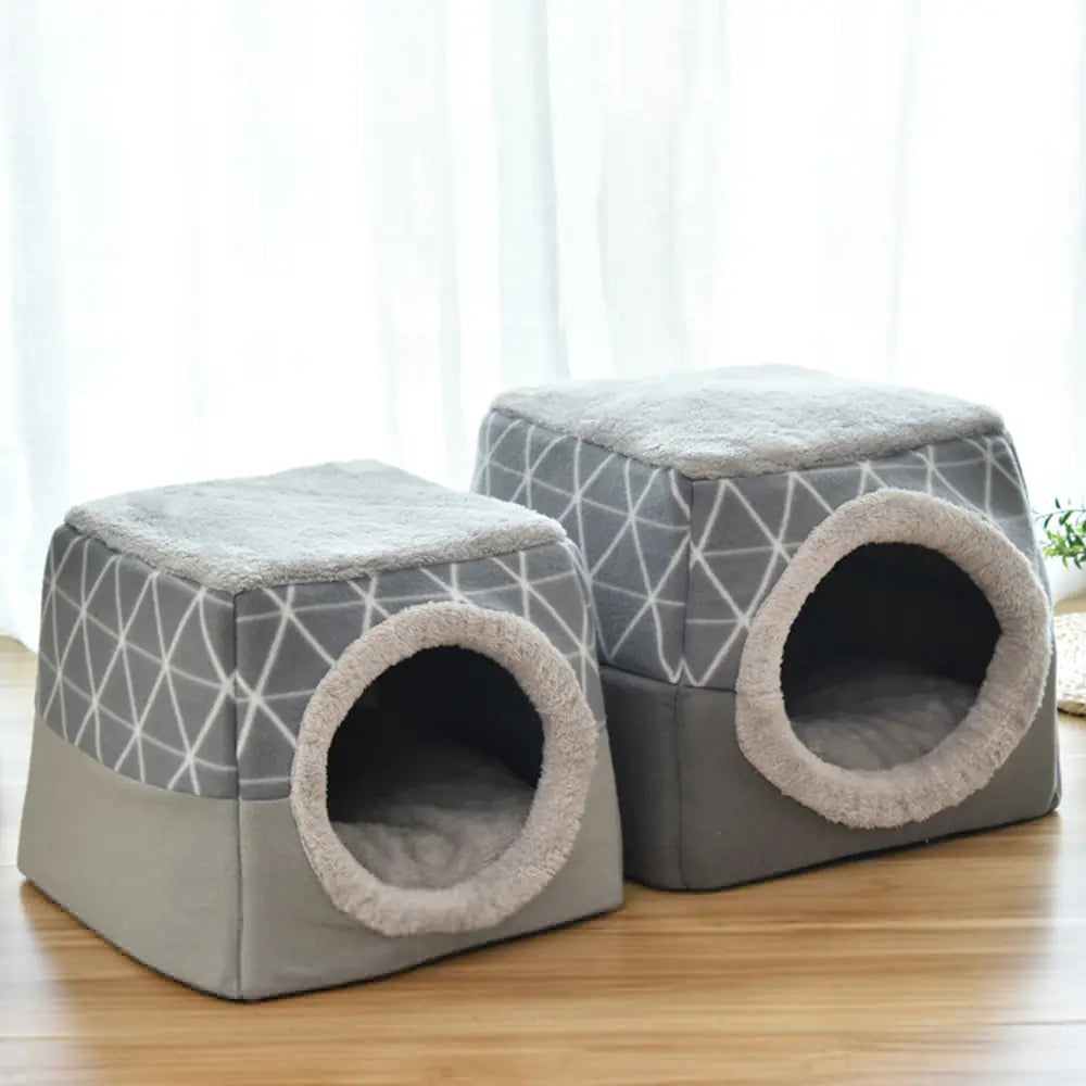 Dog and Cat Bed Villa - Dual Use Space Capsule