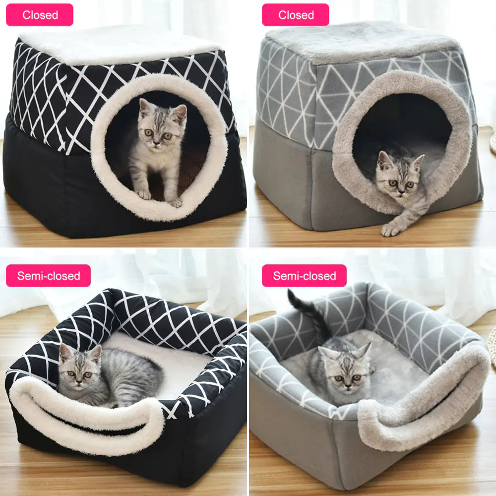 Dog and Cat Bed Villa - Dual Use Space Capsule