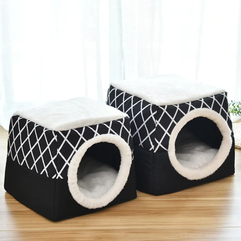 Dog and Cat Bed Villa - Dual Use Space Capsule